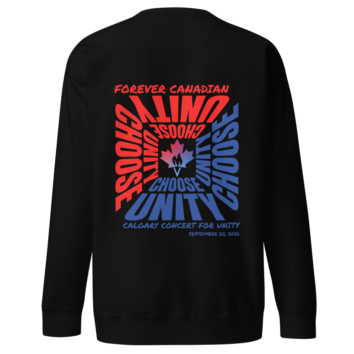 Calgary Concert for Unity Sweatshirt