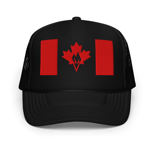 Flame Flag Trucker Hat