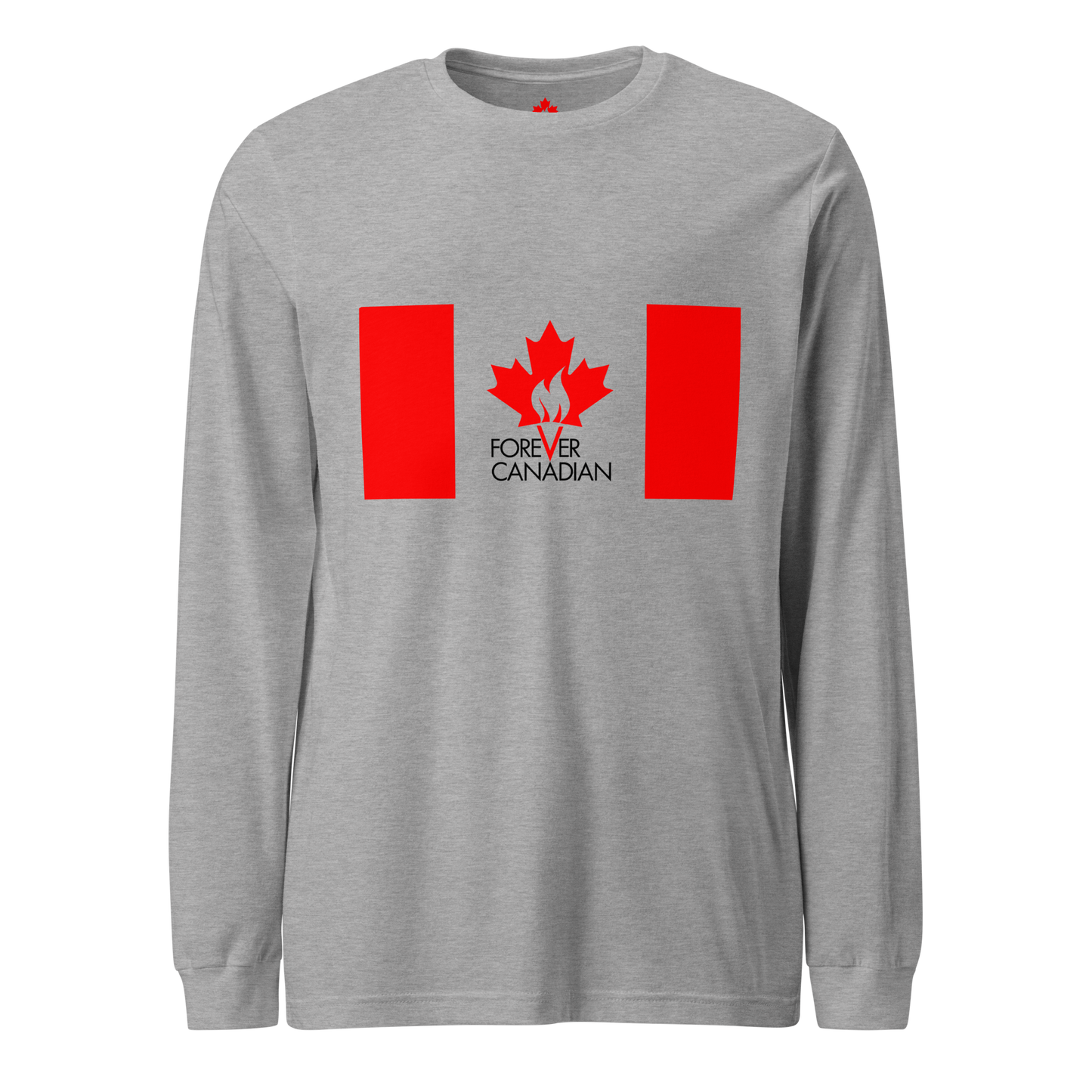 T-shirt classique à manches longues avec drapeau