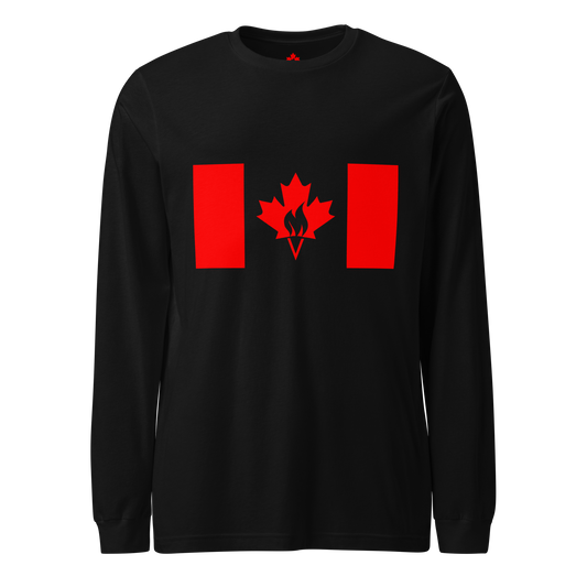 Flame Flag Long Sleeve Tee