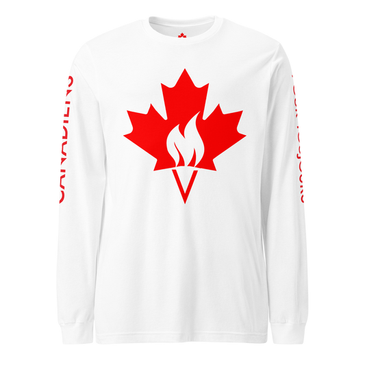 T-shirt Flamme à Manches Longues