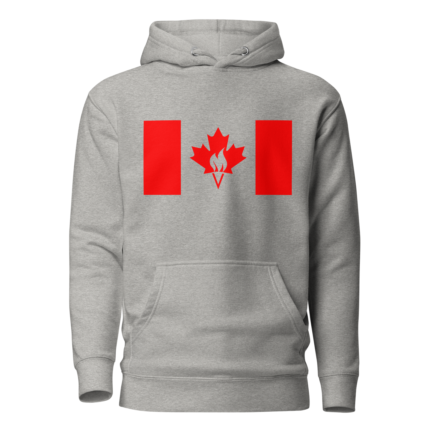 Sweat à capuche drapeau flamme