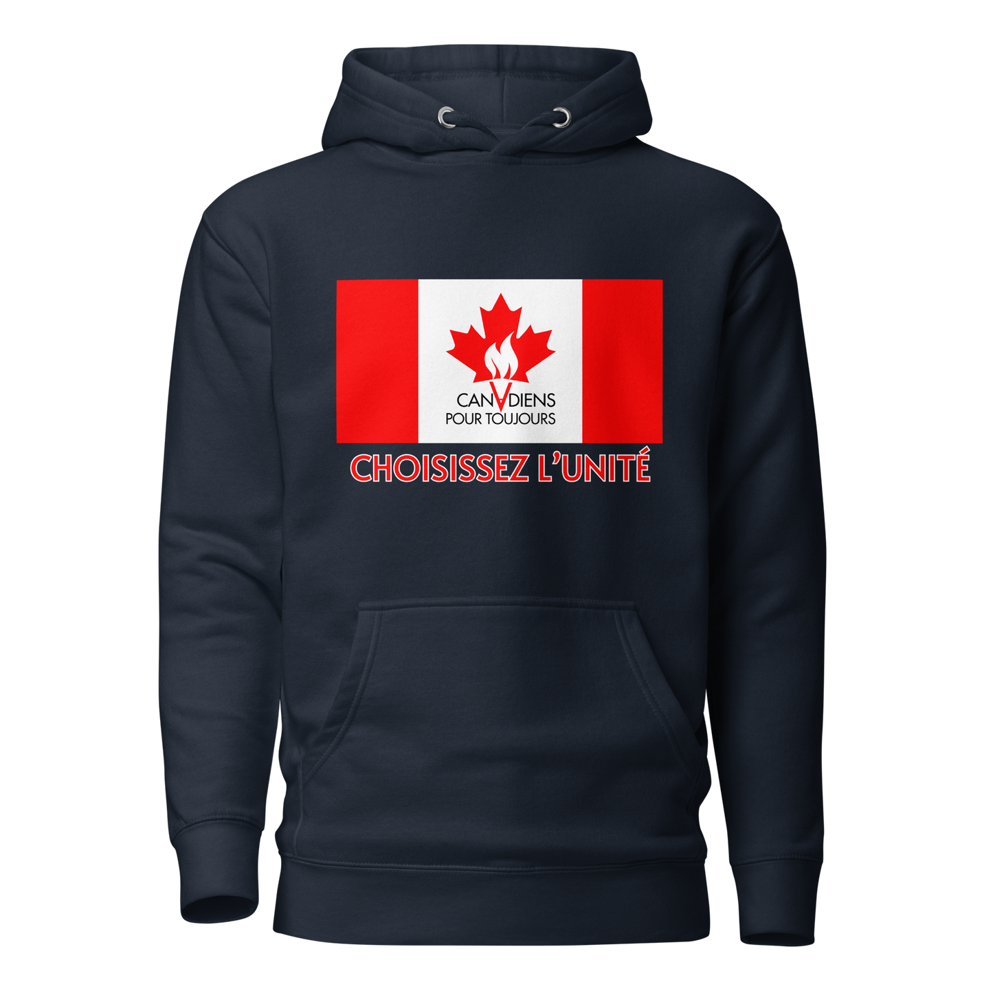 Chandail kangourou Choisissez l'unité – Drapeau