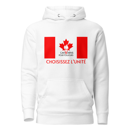 Chandail kangourou Choisissez l'unité – Drapeau