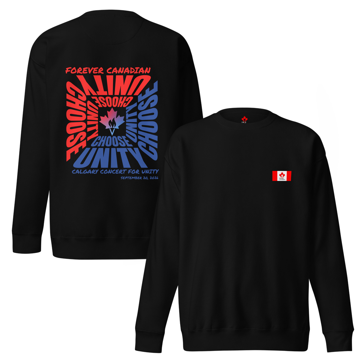 Calgary Concert for Unity Sweatshirt