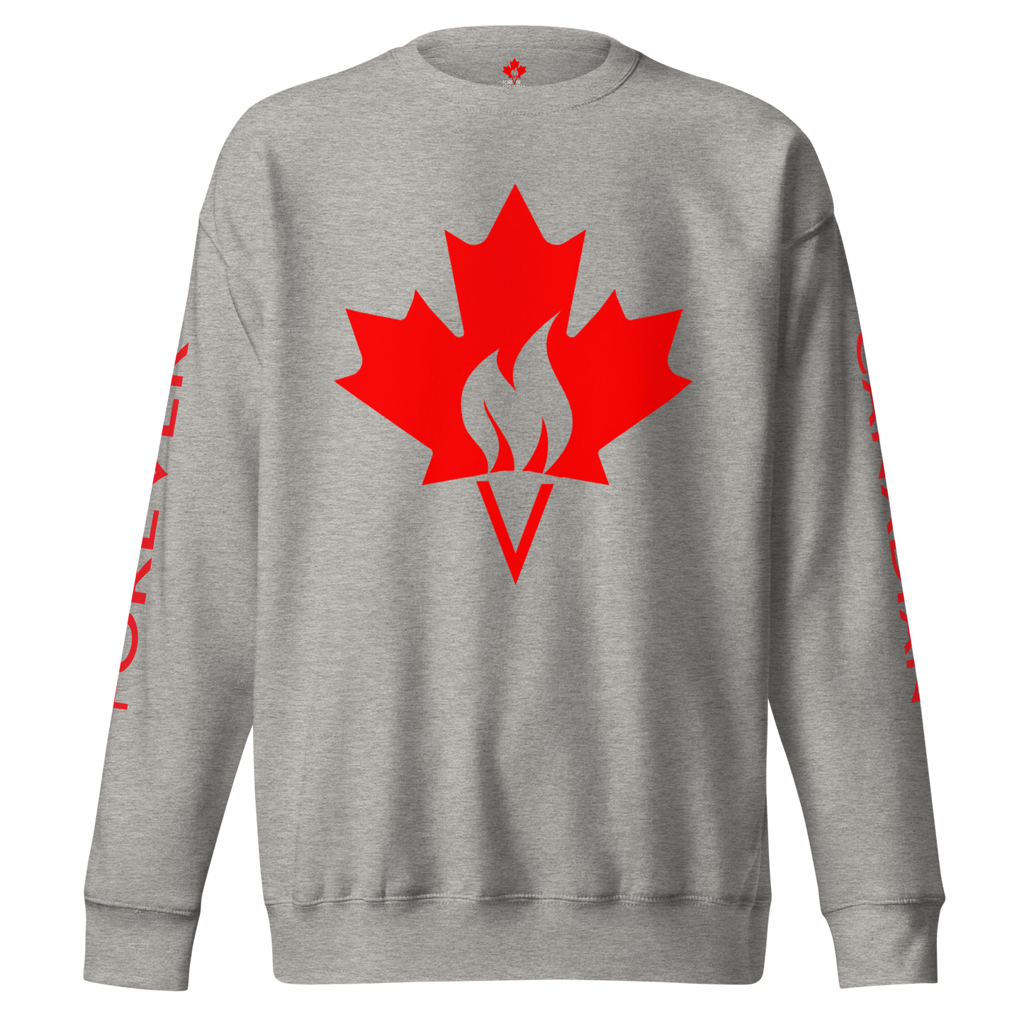 Sweat-shirt ras du cou Forever Canadian Flame
