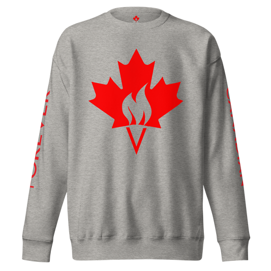 Sweat-shirt ras du cou Forever Canadian Flame