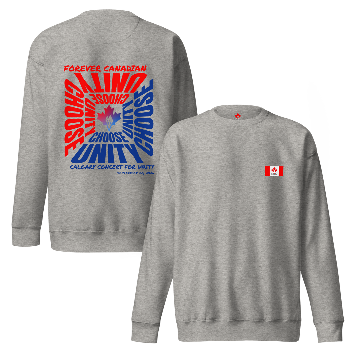 Calgary Concert for Unity Sweatshirt