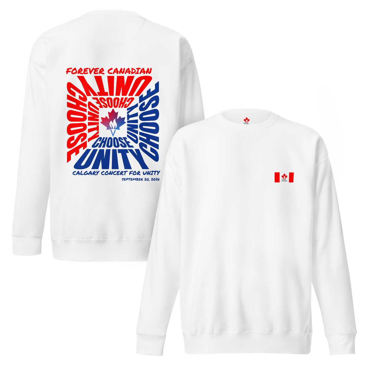 Calgary Concert for Unity Sweatshirt