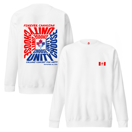 Calgary Concert for Unity Sweatshirt