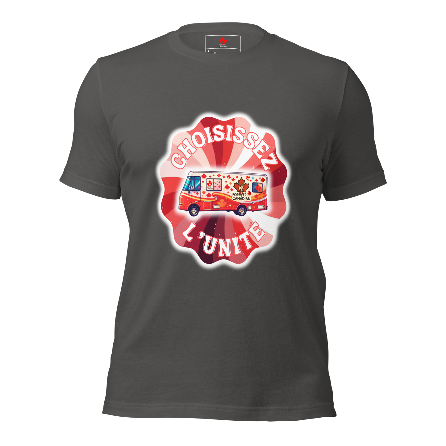 T-shirt Choisissez l'unité – Tourbillon Canadien