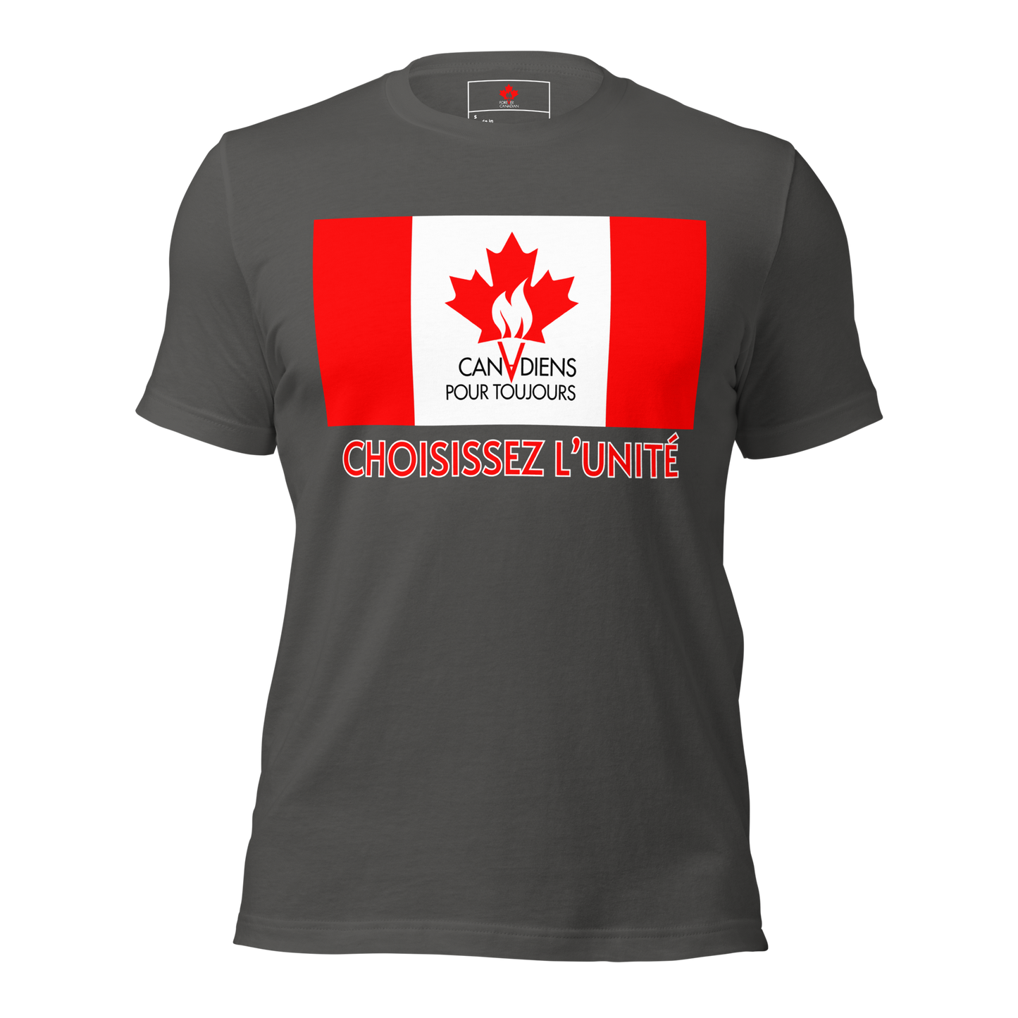 T-shirt Choisissez l'unité – Drapeau