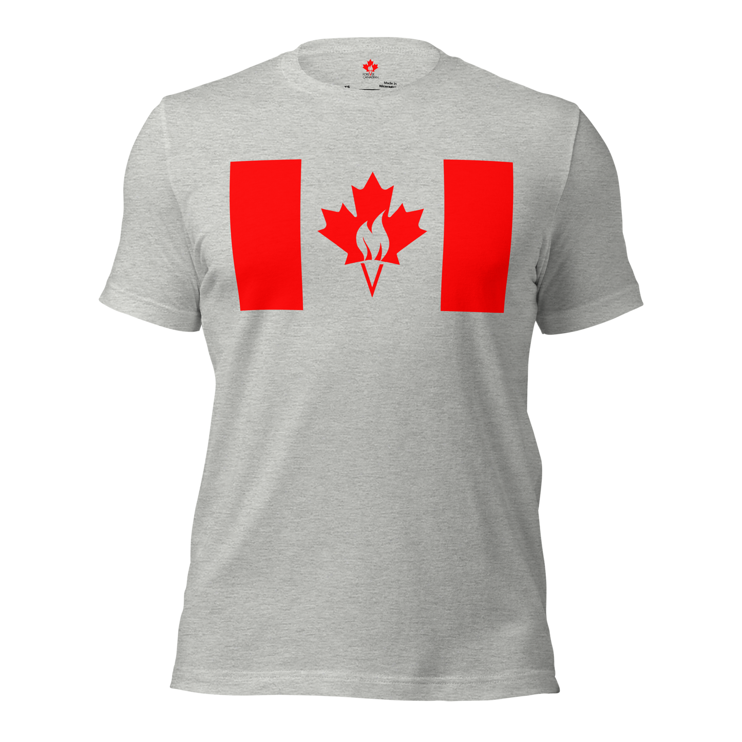 T-shirt drapeau flamme
