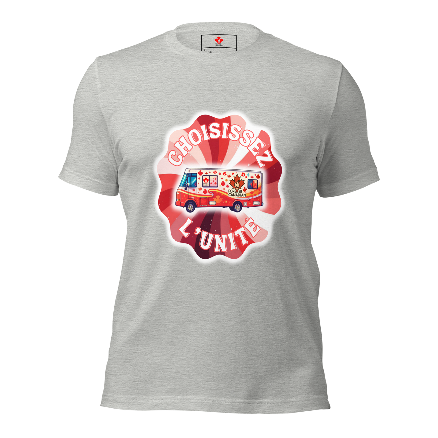 T-shirt Choisissez l'unité – Tourbillon Canadien