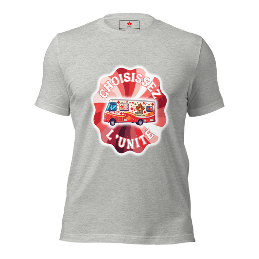 T-shirt Choisissez l'unité – Tourbillon Canadien