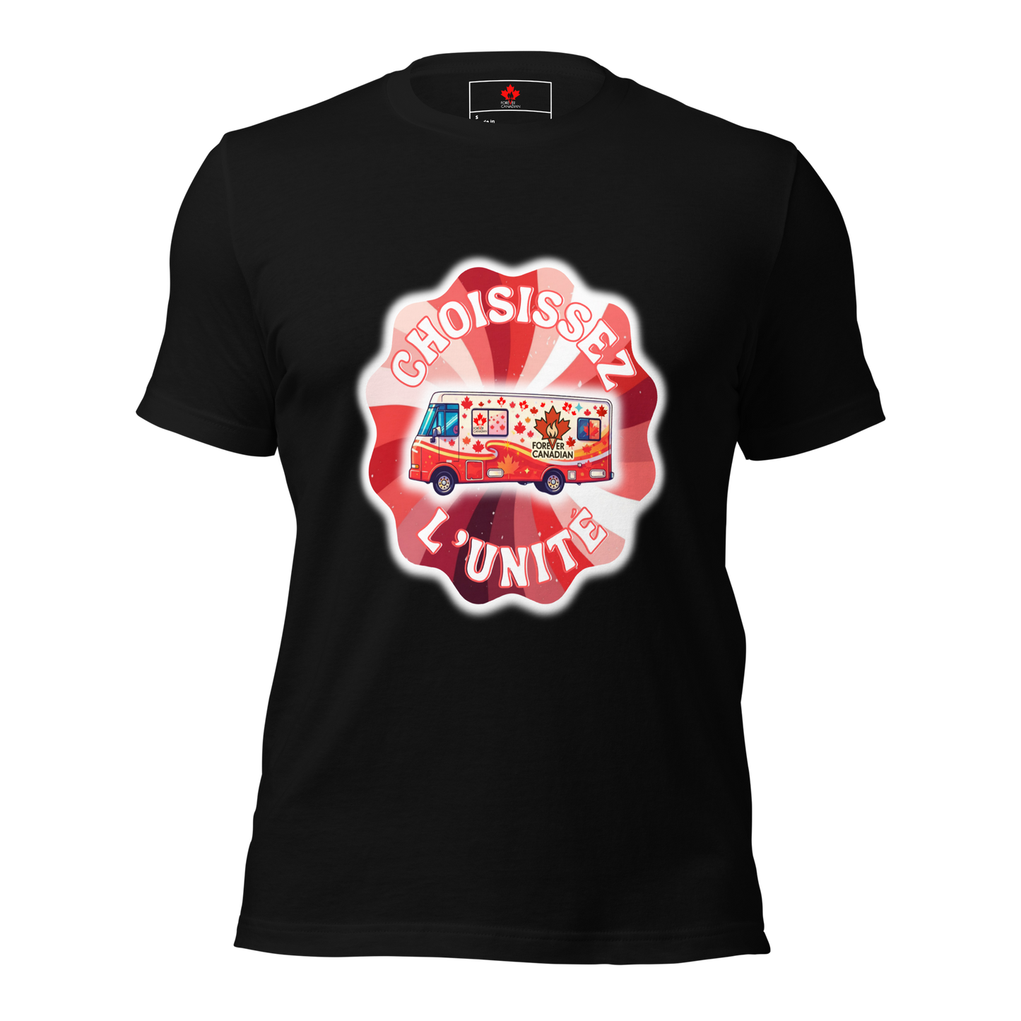 T-shirt Choisissez l'unité – Tourbillon Canadien