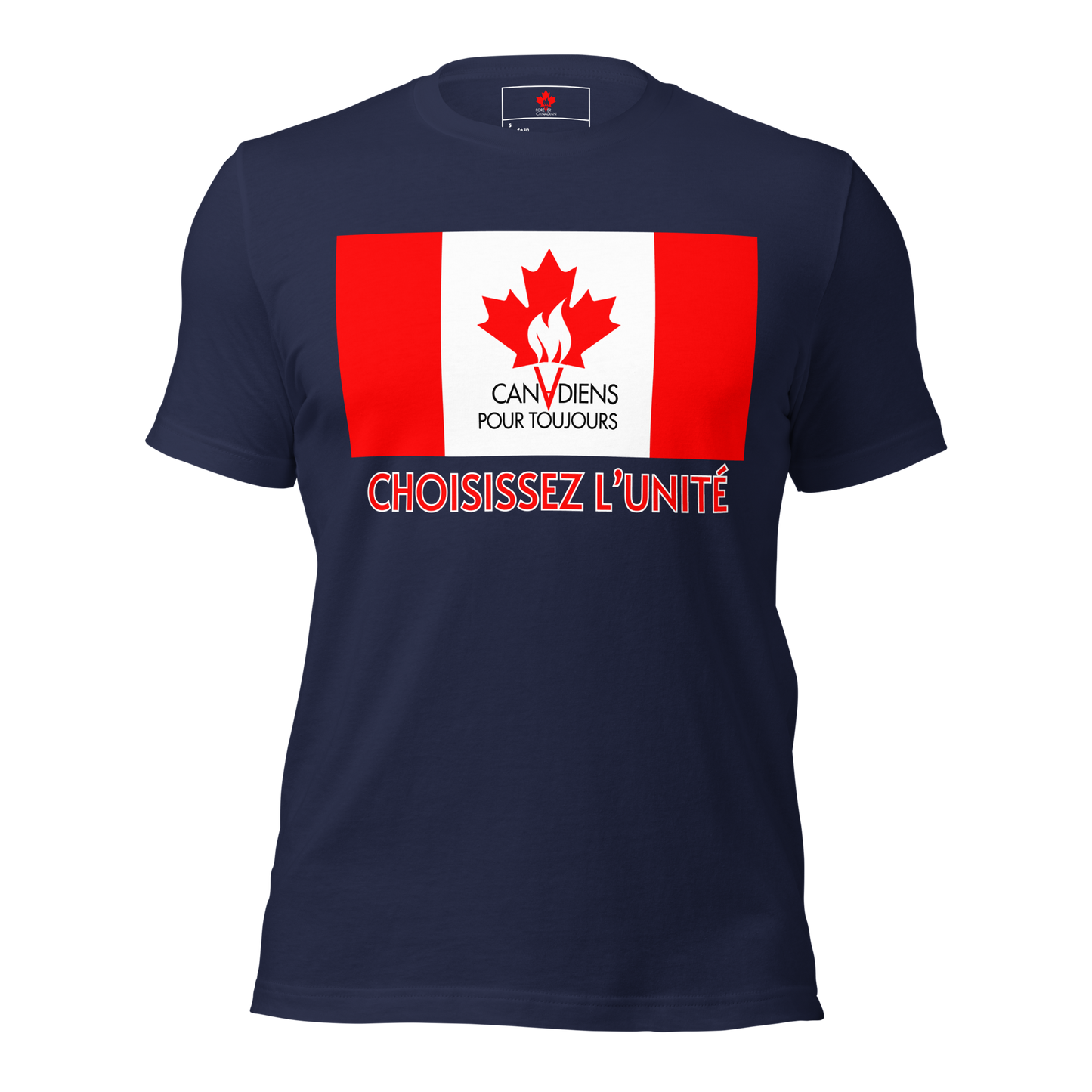 T-shirt Choisissez l'unité – Drapeau