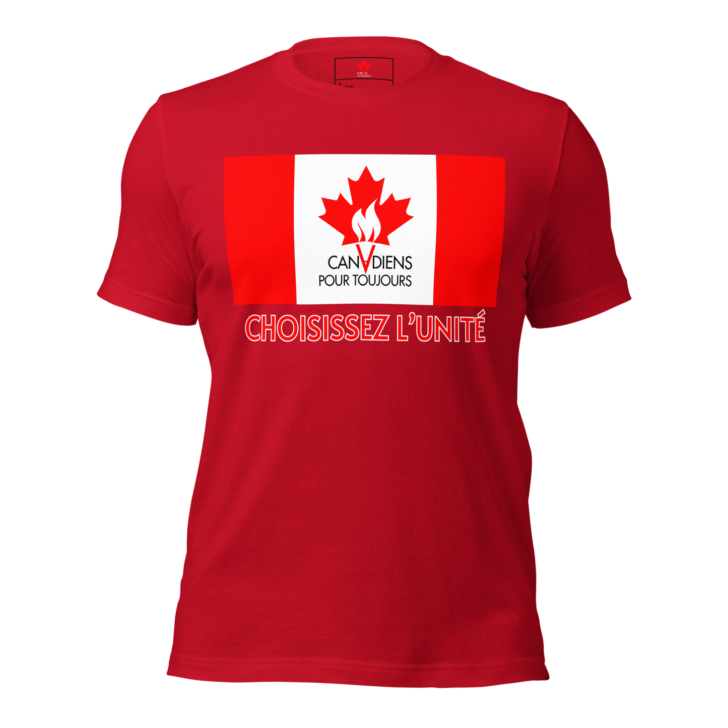 T-shirt Choisissez l'unité – Drapeau