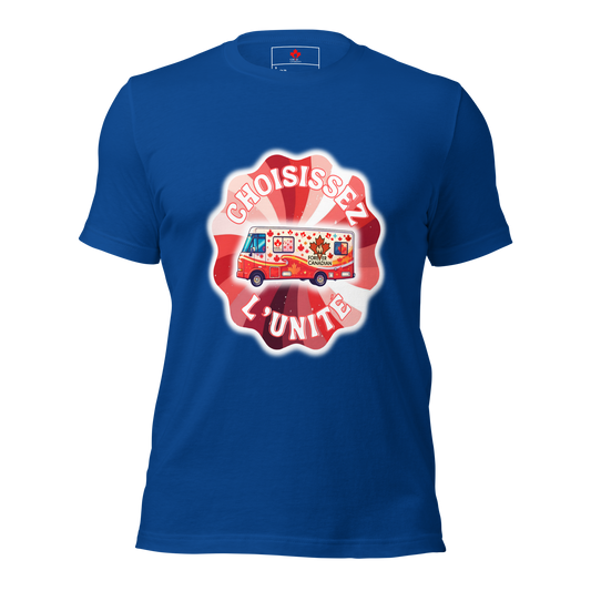 T-shirt Choisissez l'unité – Tourbillon Canadien