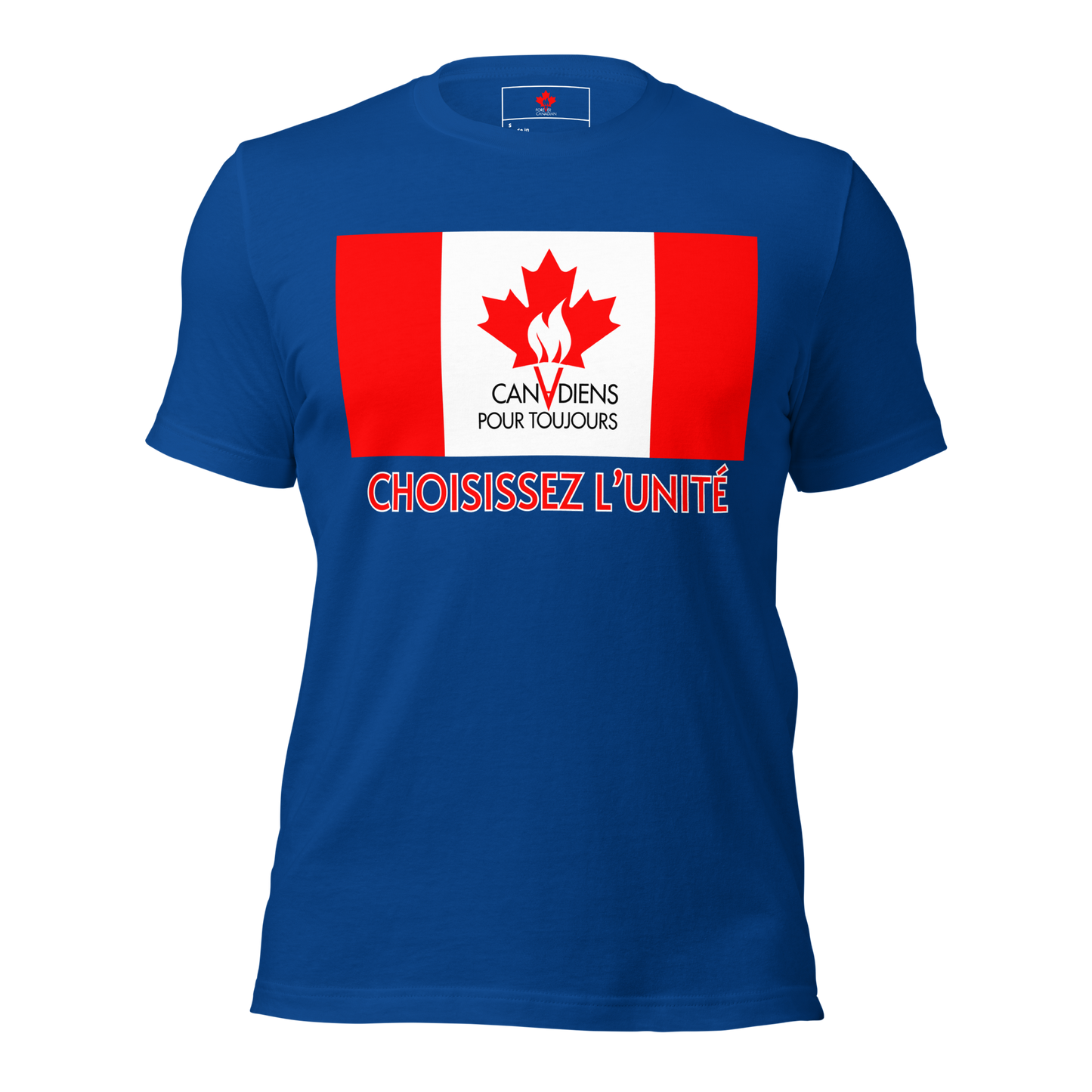 T-shirt Choisissez l'unité – Drapeau