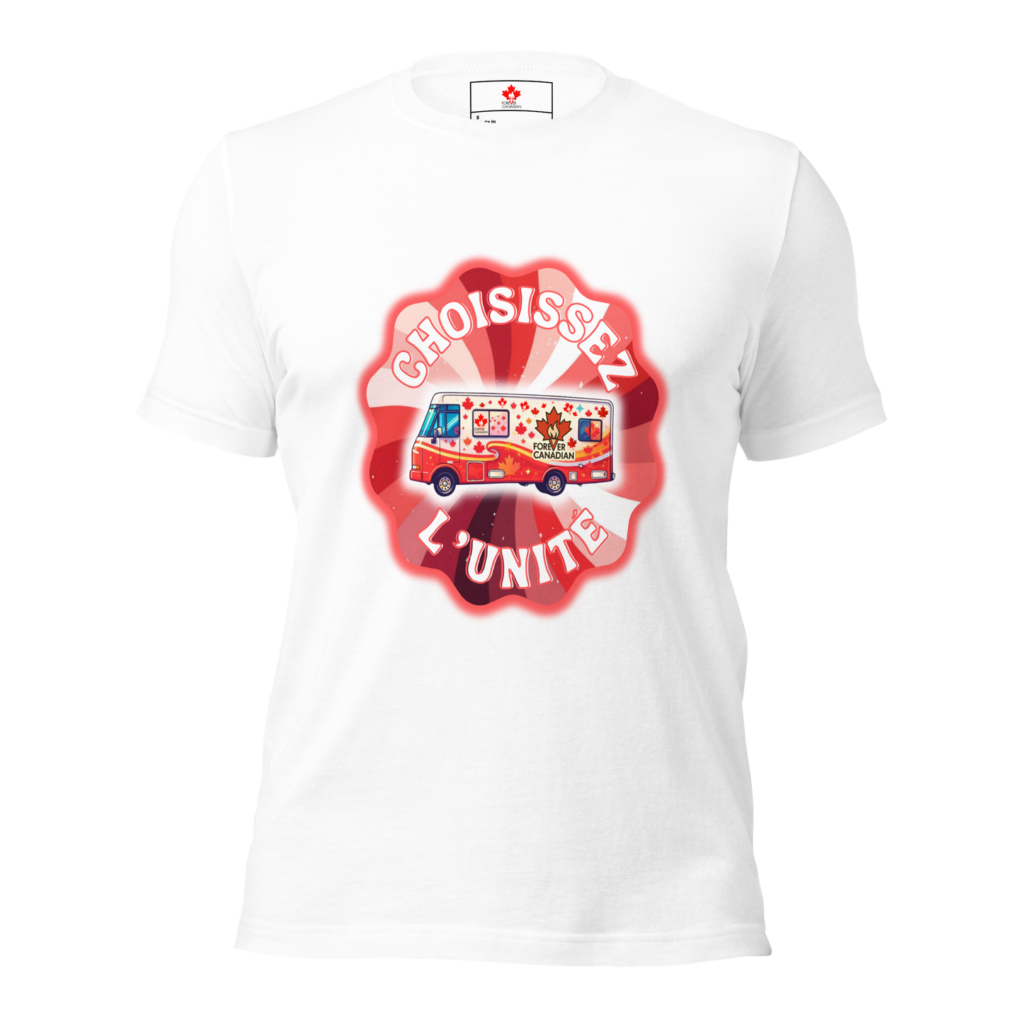 T-shirt Choisissez l'unité – Tourbillon Canadien