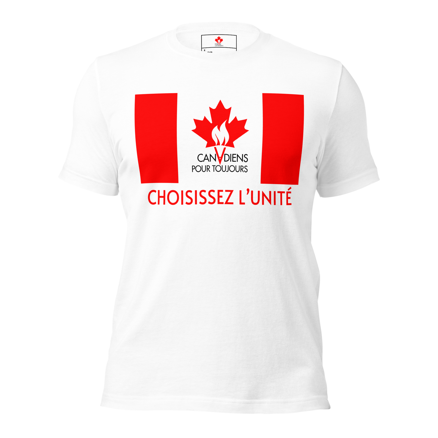 T-shirt Choisissez l'unité – Drapeau