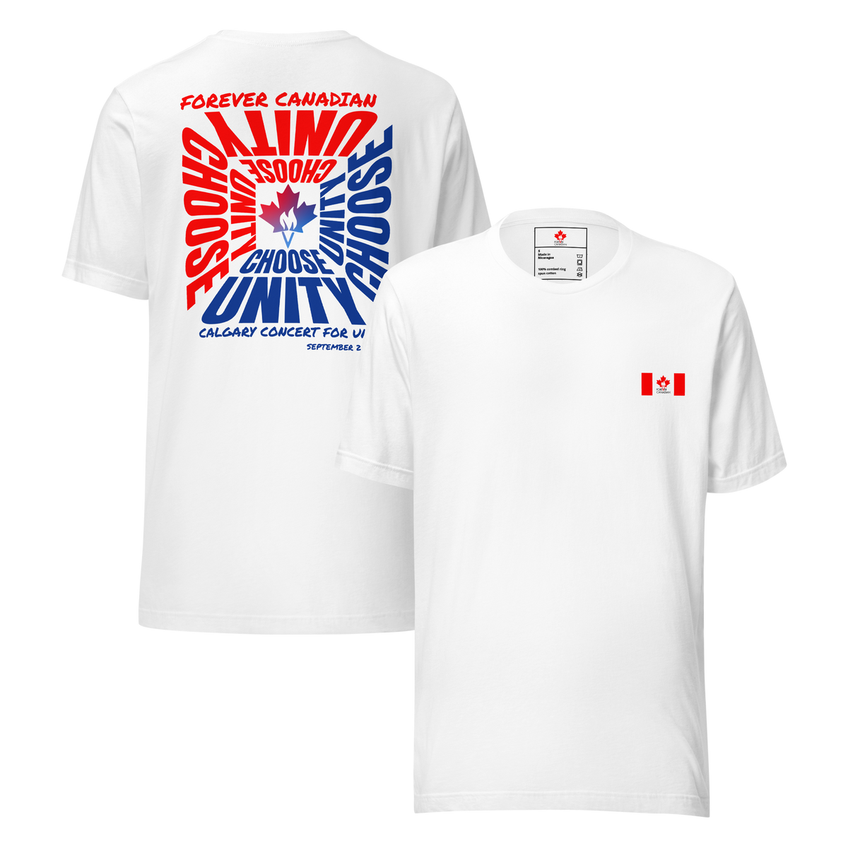 Calgary Concert for Unity Tee